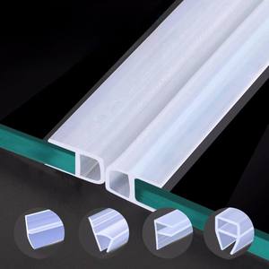 זכוכית סיליקון דלת זכוכית רצועות איטום h/f/u צורה אמבט מקלחת מזג האוויר - Product Image 6