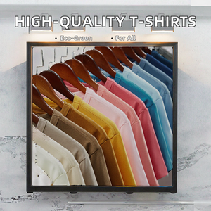 Camisetas Unisex 100% Algodón de Alta Calidad, Transpirables, Casuales, con Logotipo Bordado Personalizado, Colores Sólidos, Tallas para Hombre y Mujer, 250GSM - Product Image 3