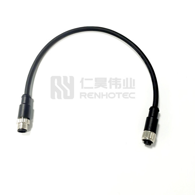 M12 8 Pin Connector Cable Male Female M5 M8 M12 M16 M23 Connector Waterproof Cable