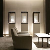 Bijoux de support blanc de haute qualité pour vitrine présentoirs de qualité supérieure