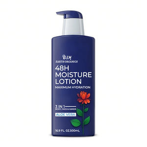Hydration 48-Hour Moisture Body Lotion for Dry Skin <b>Aloe</b> Vera Lotion for Men 3-in-1 Body Face and <b>Hands</b> - Product Image 1