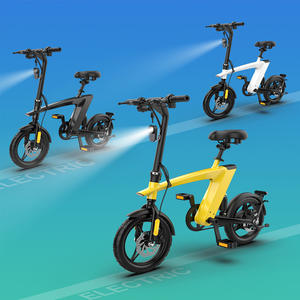 Mini Bicicleta Eléctrica de 14 Pulgadas con Neumáticos de Aire, Motor de 250W, Diseño de Pez Volador, Plegable, para Ciudad, para Adultos - Product Image 3