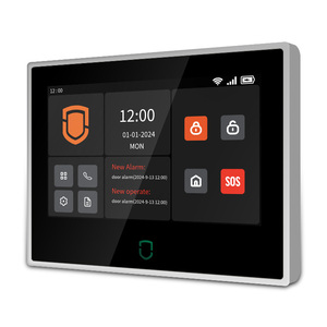 מערכת אזעקה חכמה Wolf Guard בגודל 7 אינץ' עם מסך מגע, WIFI, GSM 4G, פלטפורמת אבטחה חכמה, התראת חירום SOS ושלט רחוק - Product Image 1