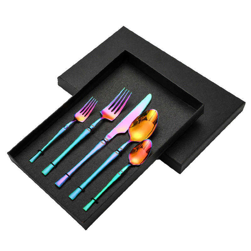 ชุดของขวัญสีทอง 4 ชิ้น พร้อมฝาปิดด้านบนและด้านล่าง