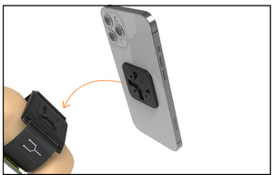 360 Flexible ABS Armband Anker Cell <b>Phone</b> Holder Running Mobile <b>Phone</b> Clip Fix Custom - Product Image 4