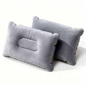 Надувной туристический матрас для кемпинга на 3 сезона, легко складывающийся, утолщенный, с функцией массажа, современный дизайн - Product Image 3