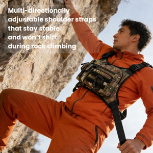 حقيبة صدر تكتيكية عصرية خفيفة الوزن متعددة الأغراض للرياضات الخارجية وركوب الدراجات وملابس الشارع - Product Image 4