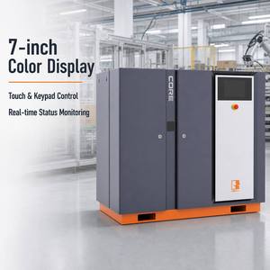 Compresseur d'air à vis intégré haute puissance 30 kW 10 bars avec sécheur intégré, filtre de réservoir, <span class=keywords><strong>moteur</strong></span> IE4, double étage pour atelier industriel - Product Image 2