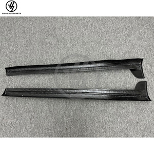 Faldones Laterales Adicionales de Fibra de Carbono Seca con Acabado Brillante y Tejido Twill de Alta Calidad para Porsche Carrera 992 Turbo S 2020-2023 - Product Image 5