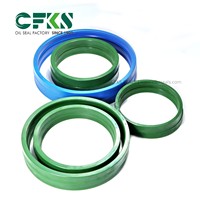 Joint d'étanchéité hydraulique personnalisé CFKS, joint de tige en U 190*206*18 en polyuréthane, joint rotatif UR vert bleu, joint d'étanchéité UR pour machines