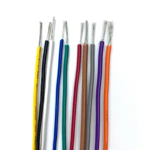 Cable de equipo funda de PVC de alta temperatura y bajo voltaje 16/18/20/22/24/26/28/30 AWG UL1007 Cable de conexión para cableado interno