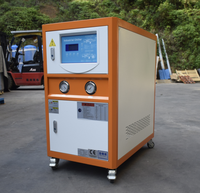 Refroidisseur d'eau industriel 5HP, système de refroidissement à haute efficacité énergétique, économie d'énergie, 380V, refroidisseur d'air, refroidisseur hydroponique, plastique, équipement laser