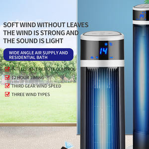 Ventilador de Torre Giratorio de 120° con Control Remoto Inteligente, Potente Ventilador de Piso para Dormitorio u Oficina con Enfriador de Aire - Product Image 4