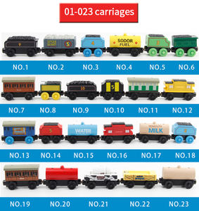 Populaire et très demandé : Ensembles de trains magnétiques miniatures pour enfants, jouets éducatifs Montessori pour bébés, avec voitures et rails, pour garçons et filles - Product Image 5