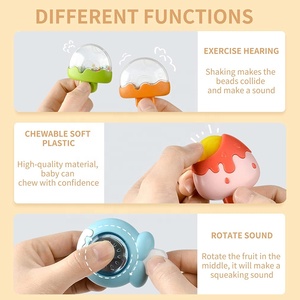 Cốc Hút Ngón Tay Bán Chạy Châu Âu Đồ Chơi Xoay Tròn Đồ Chơi Xoay Động Vật Dễ Thương Cho Trẻ Mới Biết Đi Lục Lạc Con Quay Tắm - Product Image 4