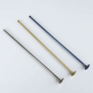 Stainless Steel Pipe <b>Tamper</b> Straight Type Double-Ended Cleaning Needle For Smoking Pipes Accessory Set - Product Image 1