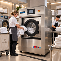 Laveuse-essoreuse industrielle 30 kg pour blanchisserie hôtelière