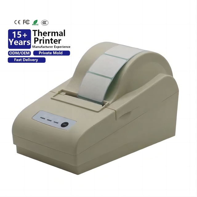 2 Inch Direct 58mm Thermal Stickers Waterproof Thermal Barcode Label Printer With RS232 Port Matchs Electronic Scale
