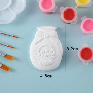 Set di Bambole in Gesso da Colorare Stile Coreano, Giocattoli Educativi per Bambini, Decorazioni per Mercatini Notturni - Product Image 4