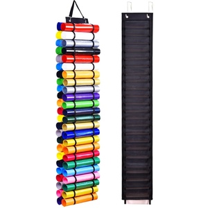 Vinyl Organizers Holder Store Up to 48 Rolls Wall-Mount Vinyl Holder Bag for Craft Room Vinyl Rolls Storage Rack