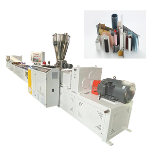 <span class=keywords><strong>UPVC</strong></span> PVC nhựa hồ sơ đùn dây chuyền sản xuất/đôi ra hồ sơ máy làm - Product Image 1