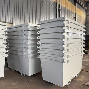 Bac à déchets en acier robuste de norme australienne 2m3-12m3, conteneur renforcé pour déchets, compatible <span class=keywords><strong>grue</strong></span> et chariot élévateur - Product Image 1