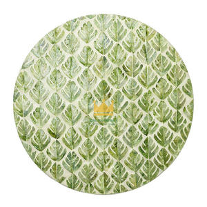 Customize Handmade Dining <b>Table</b> Placemats High Quality Mother of Pearl Inlay Hot Sale from Vietnam - Product Image 1