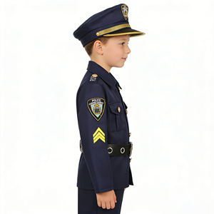 Costume de policier et kit de jeu de rôle pour garçons, déguisement de fête de carnaval, performance, déguisement d'Halloween pour garçon, costume de policier - Product Image 4