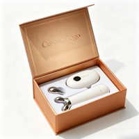 Boîte magnétique personnalisée avec doublure en velours, boîte en papier rigide pour ensemble d'instruments de beauté, emballage de luxe pour appareil de soin de la peau, boîte cadeau