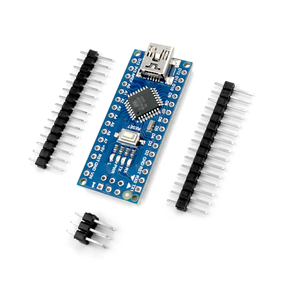 for Arduinos Nano V3.0 ATmega328P Controller Board CH340 Chip with Mini USB Cable without soldering