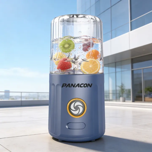 Portable 260ml USB Rechargeable 2000mAh Stainless Steel Blade Ice Crushing Turbo Blender BPA Free Leak Proof Smoothie <b>Maker</b> - Product Image 1