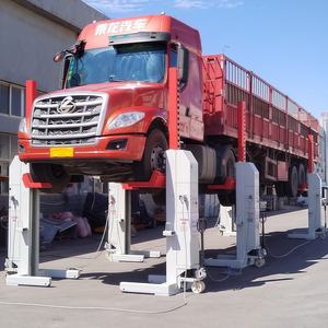 Chariot élévateur hydraulique à six poteaux CHINSONG, capacité de <span class=keywords><strong>levage</strong></span> de 45 tonnes, conception de <span class=keywords><strong>colonne</strong></span> mobile, entraînement électrique/hydraulique, voiture - Product Image 5