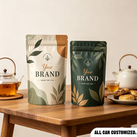 Pochette réutilisable personnalisée avec fenêtre transparente et fermeture éclair refermable, en matériau PET/PE (CPP) de qualité alimentaire pour aliments pour bébés