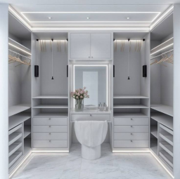 Armoire semi-ouverte de style minimaliste moderne, de haute qualité, toutes les couleurs - Product Image 2