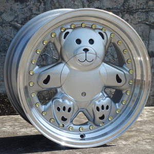 Fonyee pour Ronal URS Teddy Bear 15 pouces 15x8 4x10 0/114.3 Deep Dish Concave 4 trous de roue Huecos alliage roues de voiture <span class=keywords><strong>jantes</strong></span> automatiques - Product Image 2