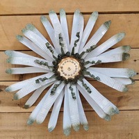 Décoration murale florale en fer forgé, best-seller transfrontalier, pour plantes d'extérieur et d'intérieur, articles décoratifs de jardin, ornements de jardin