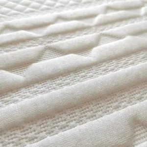 Popular Anti-Mildew Natural Bamboo Fiber Environmental Protection Knitted Jacquard Mattress TIcking Fabric