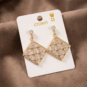 Women's <b>Fine</b> Dangle <b>Earrings</b> Elegant White Fashion Jewelry Lightweight Party Wear Gift <b>Earrings</b> Wholesale Collection - Product Image 2