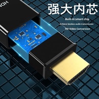 Cable Adaptador DP 4K de 1.8m Macho-Macho con Revestimiento de PVC y Trenzado, Chip Dedicado Anti-Interferencia, Sincronización de Audio y Video