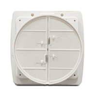 Ventilateur d'extraction mural ANGEGA VF-S6 6 pouces en plastique ABS avec moteur à enroulement en cuivre et lampe indicatrice pour salle de bain et usage domestique