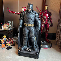 Estatua de Batman Hecha a Mano de Alta Calidad Personalizada, Escala 1/2, Personajes de Películas de Fibra de Vidrio, Escultura de Superhéroe de Cine en Venta