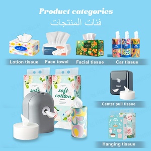 Mouchoirs en papier personnalisés à marque privée, 4 plis, doux, 400 feuilles, esthétique minimaliste, qualité supérieure, pâte vierge, directement <span class=keywords><strong>de</strong></span> l'usine - Product Image 5