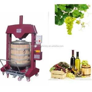 Máquina hidráulica de prensado de uvas de alta calidad, prensa para vino tinto, limón, fresa, diámetro de 800mm, a la venta