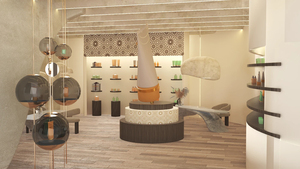 Diseño Interior Personalizado de 48 m² para Tienda de Cuidado de la Piel, Diseño Natural, Simple y Moderno, Decoración de Diseño Integral - Product Image 5