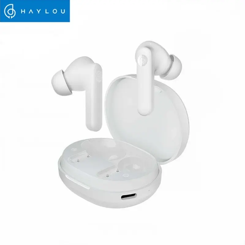 Haylou fones de ouvido t78 moripods, fones de ouvido sem fio, esportivos, bt v5.2 tws, à prova d' água, controles por toque, IPX-5