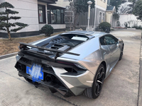 Accessoires automobiles Kit de carrosserie en fibre de carbone sèche Pièces automobiles Couvercle de moteur arrière pour Lamborghini Huracan Améliorations Tecnica