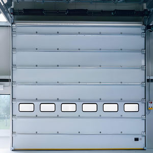 <span class=keywords><strong>Porte</strong></span> <span class=keywords><strong>sectionnelle</strong></span> industrielle rouge de Fire-Engine <span class=keywords><strong>pour</strong></span> caserne de pompiers, isolation, coupe-feu, résistant au vent, OEM - Product Image 4