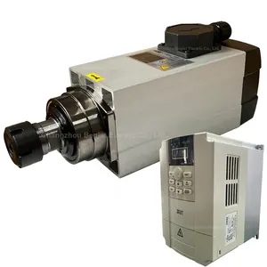 HQD CNC Spindle 4.5KW 6KW Air Cooled Spindle Motor 380V 220V 18000rpm ER32 300HZ For CNC Milling Router Machine