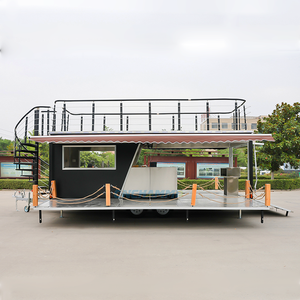 Chammp tùy chỉnh hai tầng thực phẩm Trailer cà phê xe tải thực phẩm đường phố xe tải thực phẩm Trailer với đầy đủ trang bị - Product Image 1