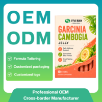 Complément alimentaire naturel pour la gestion du poids à base de Garcinia Cambogia en bâtonnets de gelée, marque privée OEM
